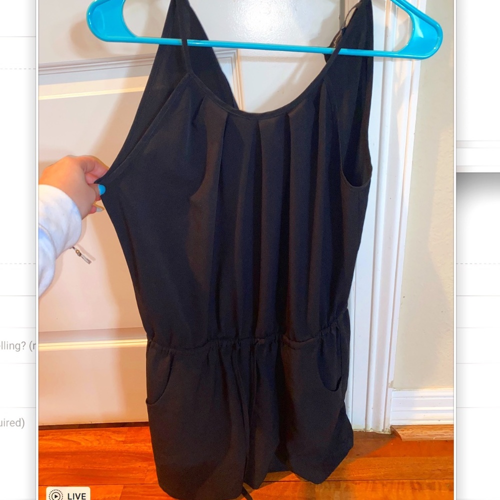 Black Shorts Romper